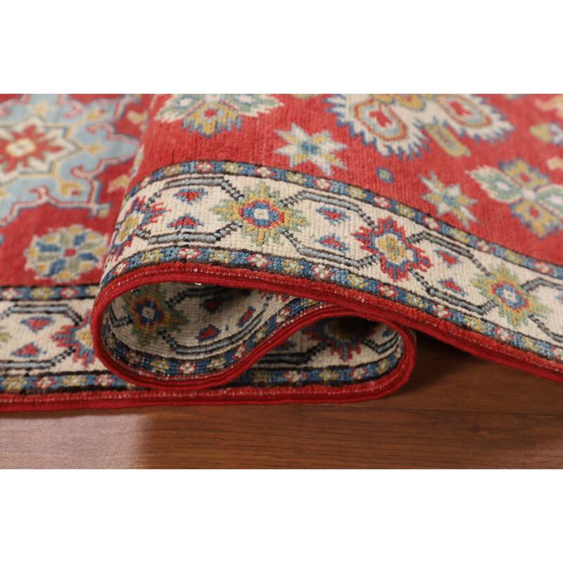 Kazak Oriental Runner Rug Hand-Knotted Wool Carpet - 2'2" x 6'0"