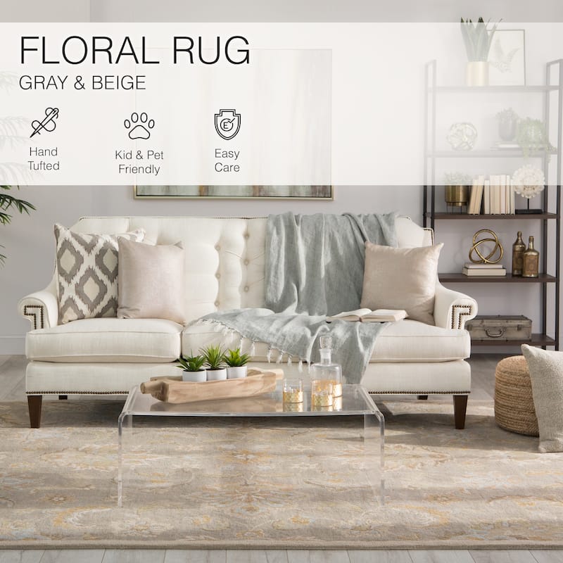 Coventry Handmade Floral Area Rug