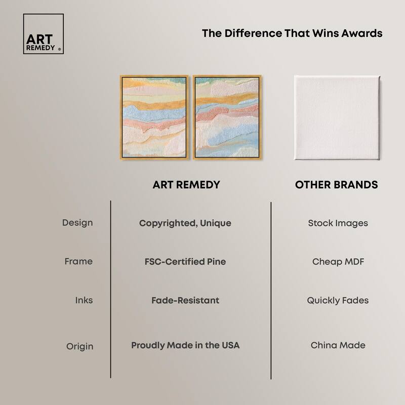 Morning Calm III Canvas Set of 2 by Art Remedy