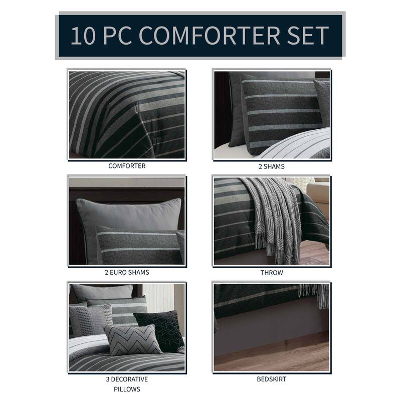 Riverbrook Home Barkley 10 Piece Comforter Set