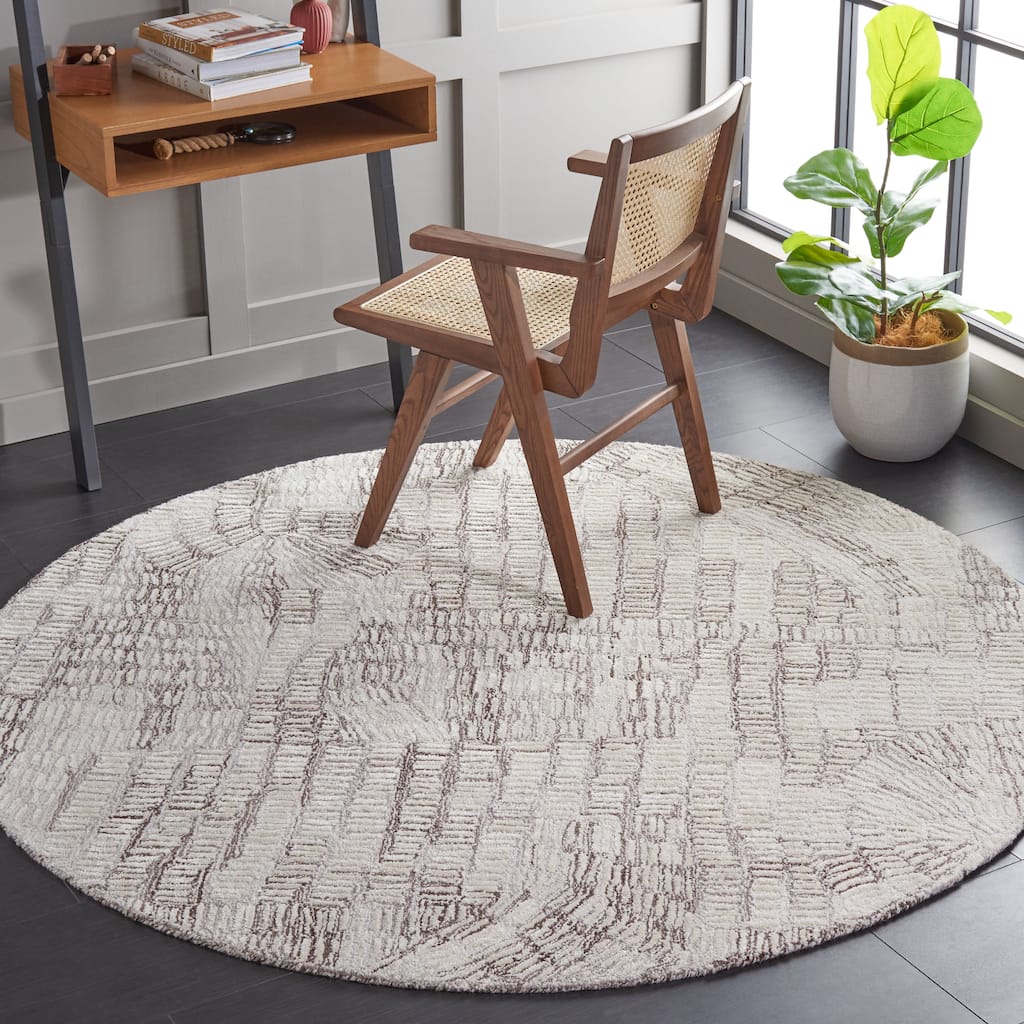 SAFAVIEH Handmade Glamour Emilija Modern Wool Rug
