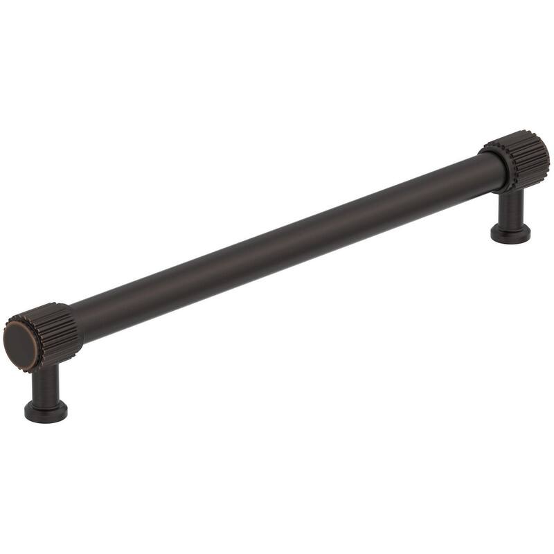 Amerock BP37807 Farewind 8-13/16" Center to Center Fluted Bar Cabinet - Oil Rubbed Bronze