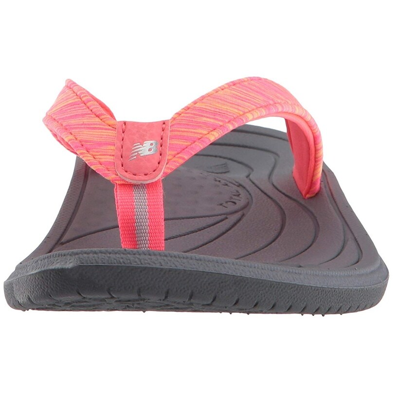 new balance women's cush  heathered thong sandal