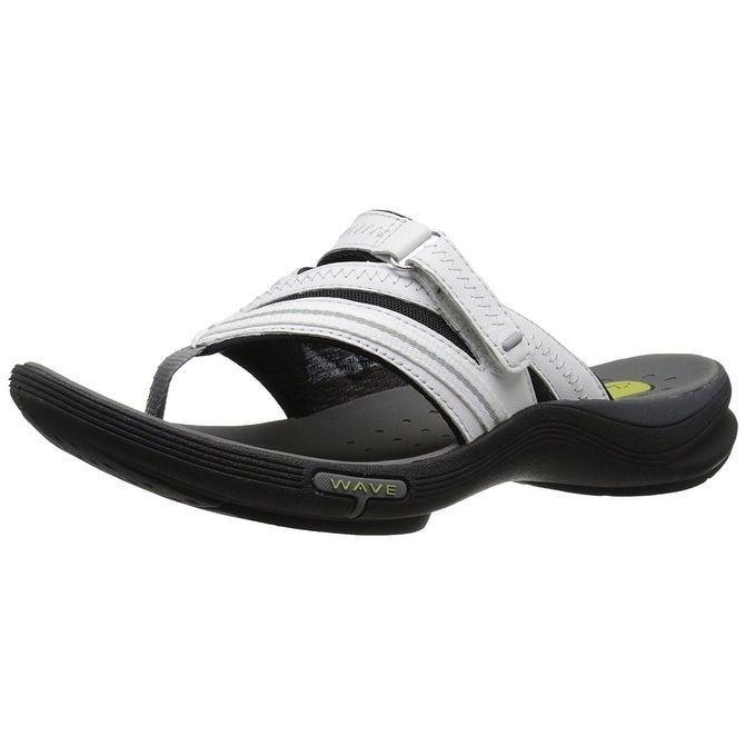 clarks wave walk ladies flip flops