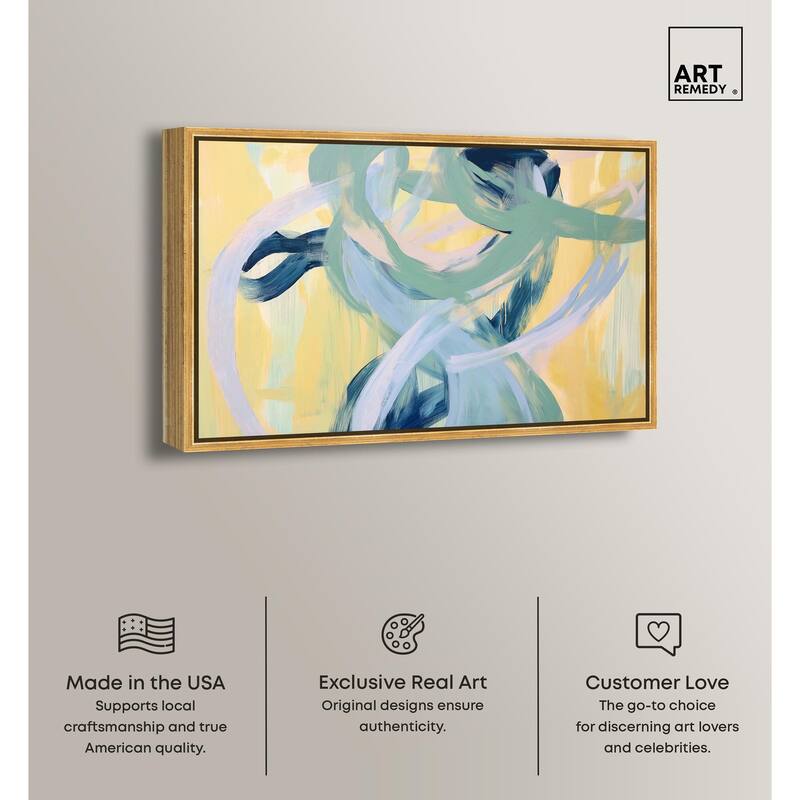 Entangled Embrace I Canvas by Art Remedy