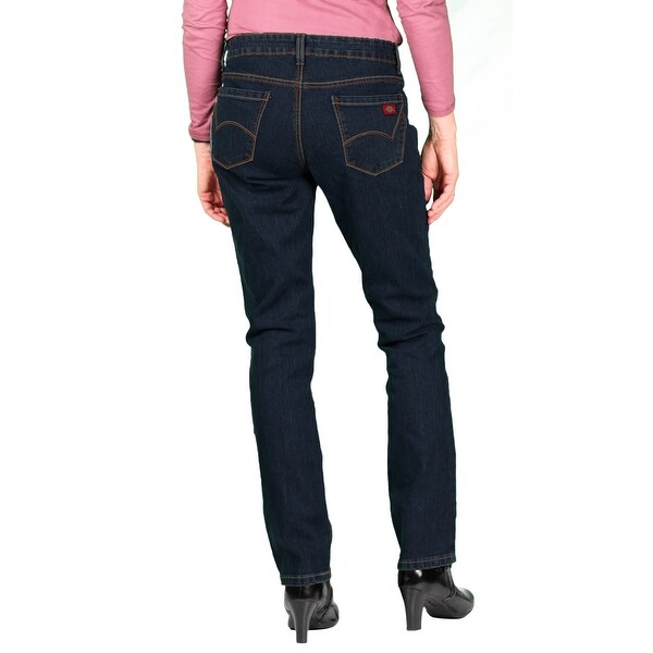women's curvy straight leg jeans