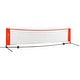 preview thumbnail 5 of 4, Soozier 23 ft Portable Double Sided Soccer Training Rebounder Trainer Net for Practice with Included Storage Bag, Red