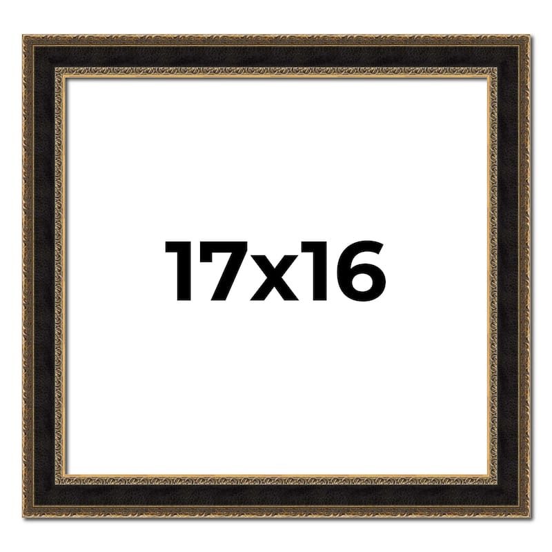 17x16 Frame Gold Antique Vintage Sold Wood Picture Frame | 1.75 Inch