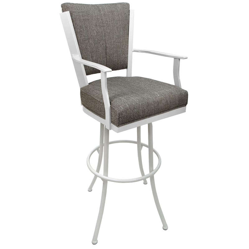 Swivel Extra Tall 34" (35") Metal Bar Stool Montana on Noam Base - 34" Seat