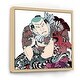 preview thumbnail 13 of 12, Designart "Japanese Tattoo Man" Bohemian & Eclectic Framed Canvas Wall Art Print