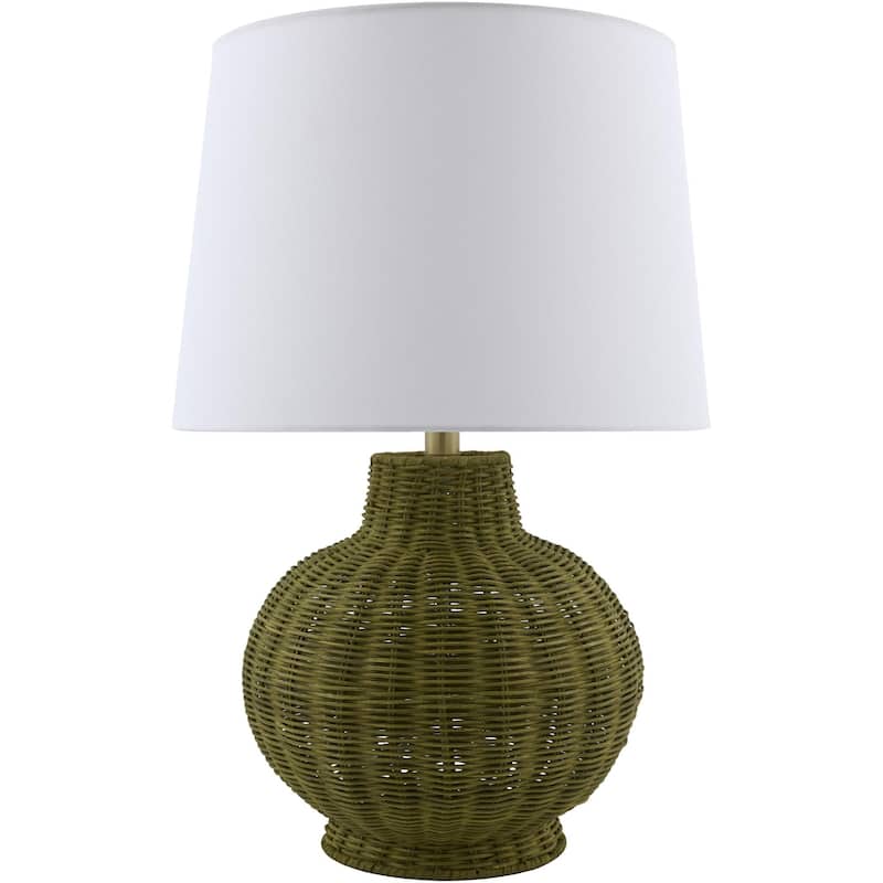 Livabliss Jacaranda Global Accent Floor Lamp - 23"H x 15"W x 15"D - Green