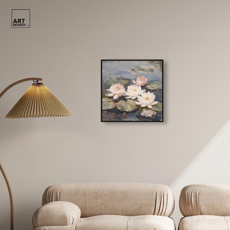 Water Lilies Canvas by Art Remedy