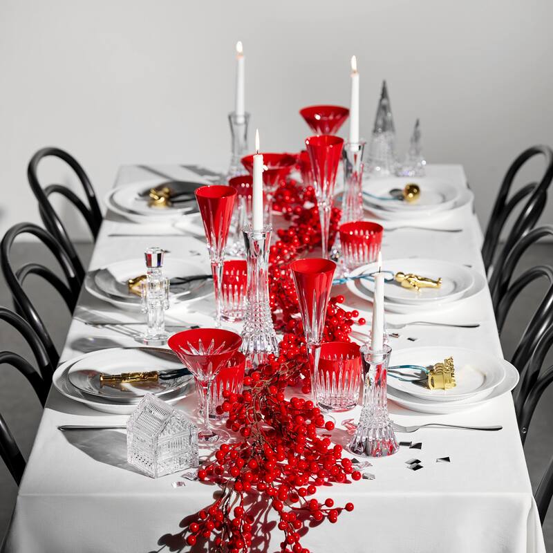 Waterford New Year Flutes Firework, Set of 2, Red
