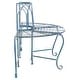preview thumbnail 8 of 41, SAFAVIEH Abia Victorian Wrought Iron 50-inch Outdoor Tree Bench. - 50 in. W x 24 in. D x 31 in. H