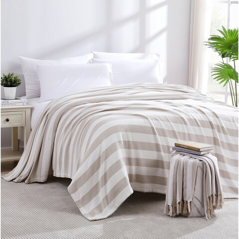 Striped 100% Cotton Blanket