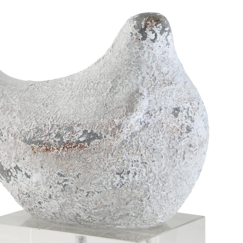 Uttermost Better Together Bird Sculptures, S/2 - 3.875 W x 10.5 H x 7 D (inches)