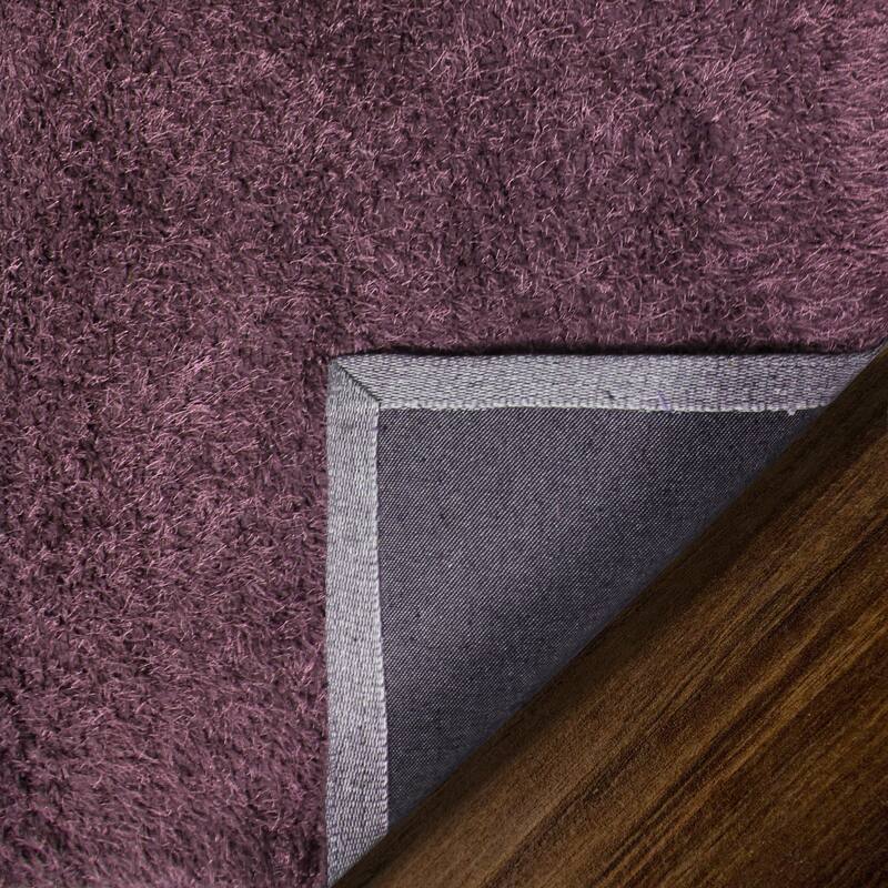 Superior Hand-tufted Plush Solid Shag Indoor Area Rug