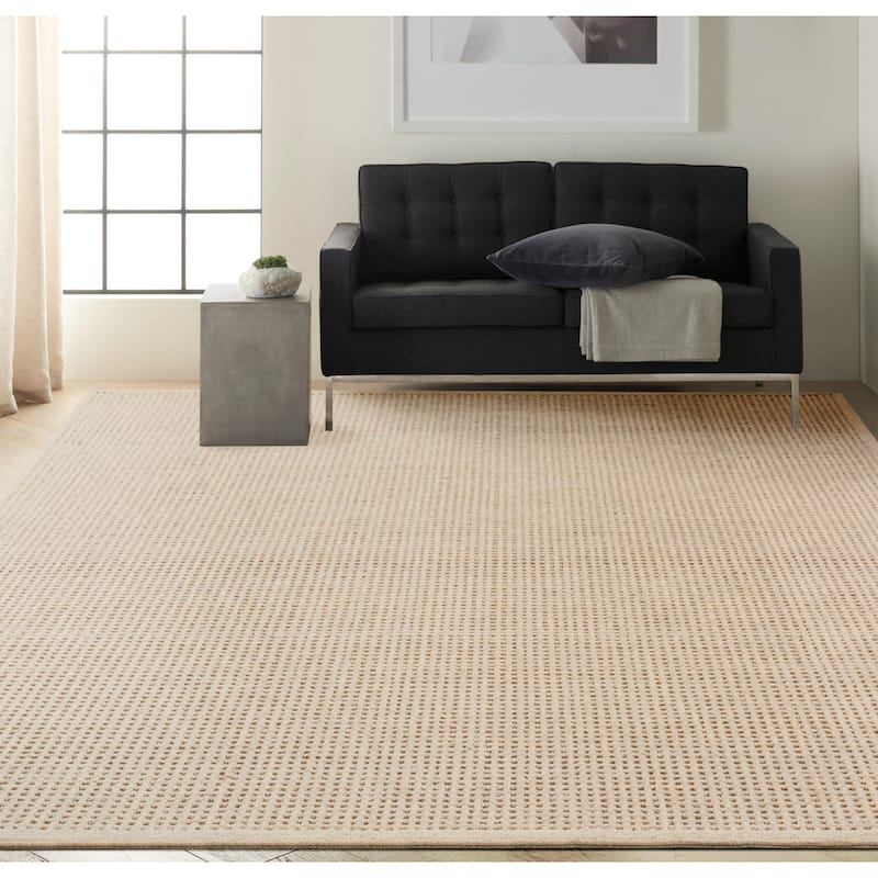 Calvin Klein Volcanic Contemporary Solid Area Rug