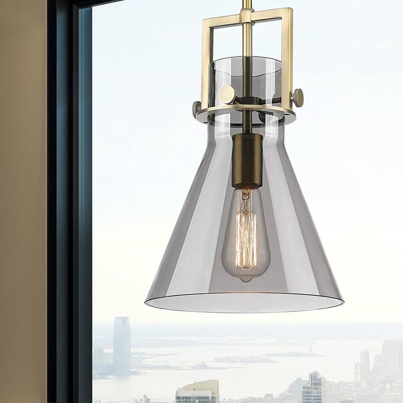 Innovations Lighting Newton Cone - 1 Light 10" Stem Hung Pendant