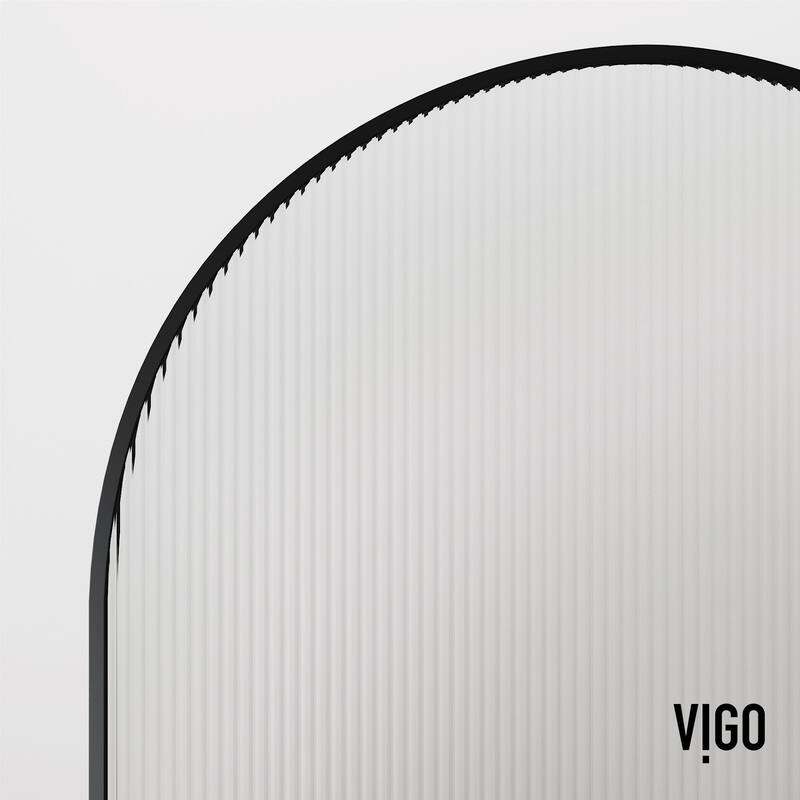 Vigo VG6078FL3478 Arden 78" High x 34" Wide Shower Screen Framed