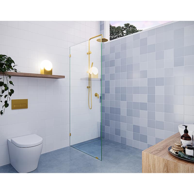 Glass Warehouse GW-SFP-28.5 Vela 78" High x 28-1/2" Wide Shower Screen