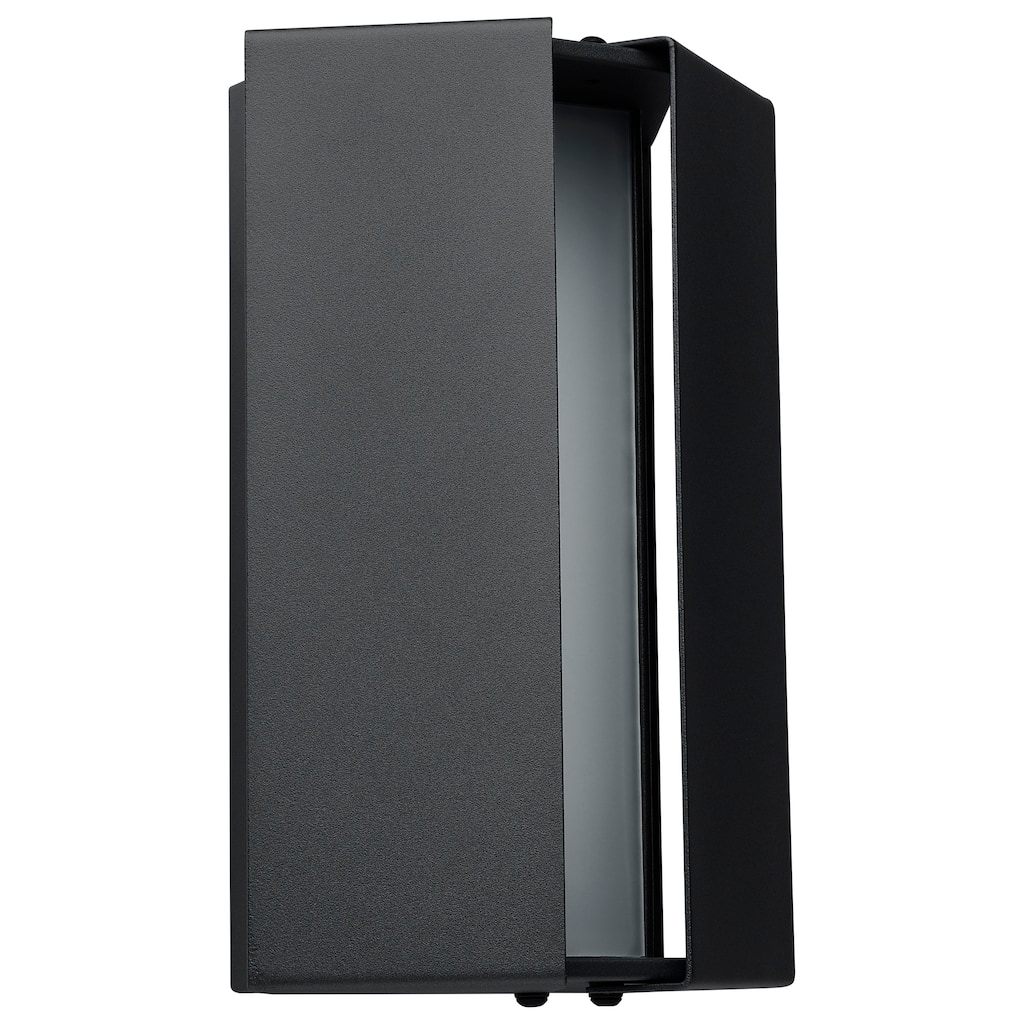Peak LED Wall Sconce CCT Selectable Matte Black Finish