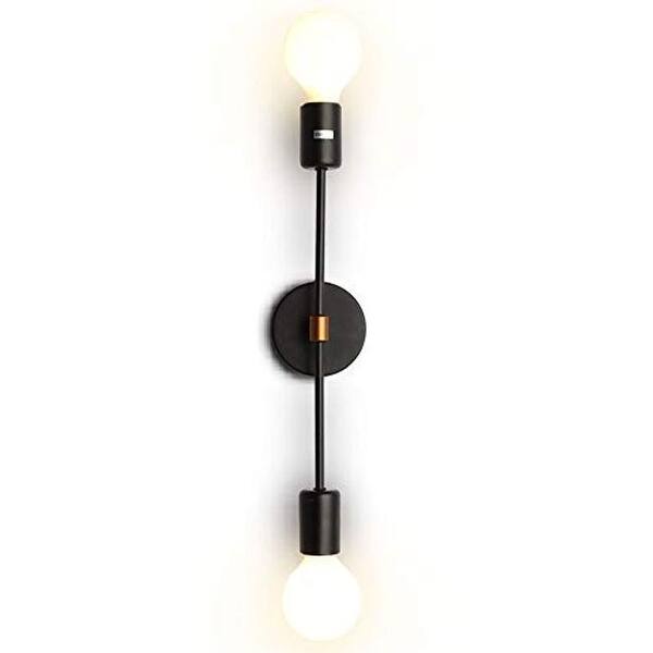2 Light Matter Black Modern Industrial Wall Light Fixture Overstock 29401100