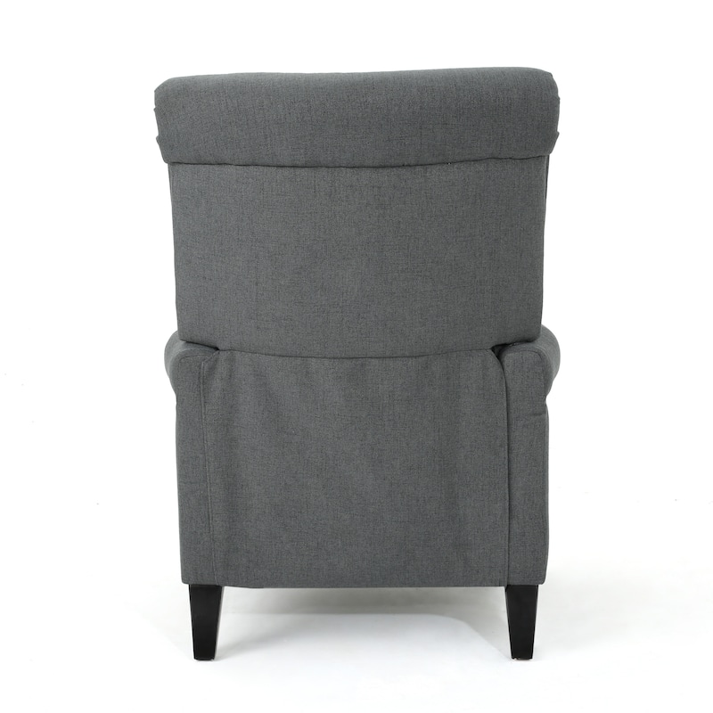 Recliner Chair for Small Spaces, Upholstered Manual Recliner with Armrests, Fabric Single Sofa Chair for Living Room