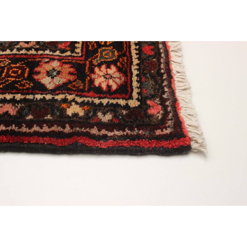 ECARPETGALLERY Hand-knotted Anadol Red Wool Rug - 3'7 x 10'2