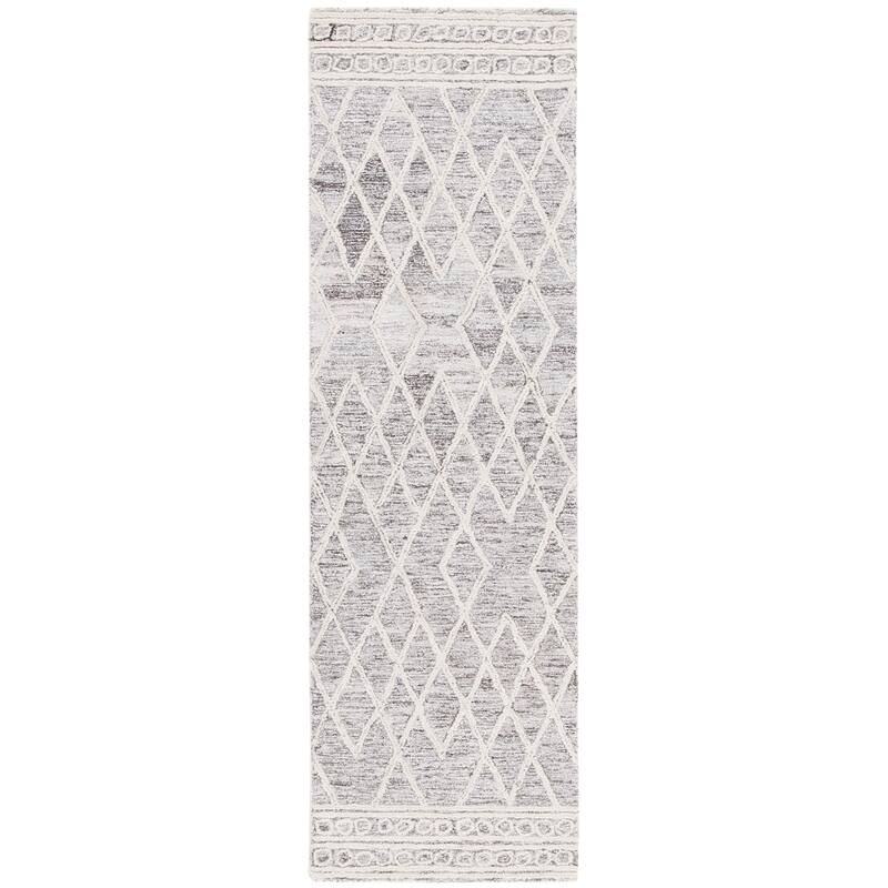 SAFAVIEH Handmade Abstract Sveinlaug Modern Geometric Wool Rug