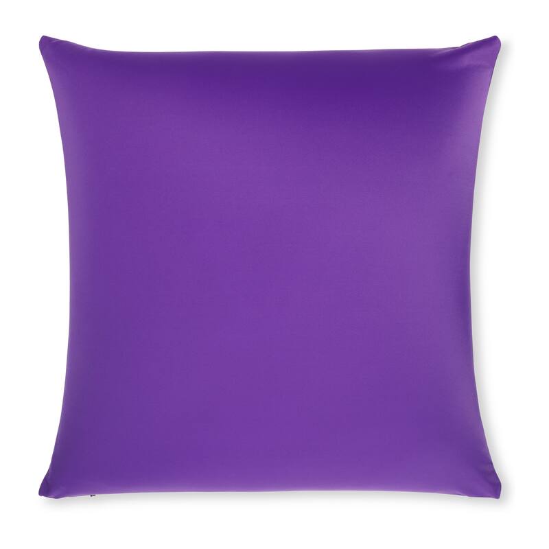 Throw Pillow Cozy Soft Microbead Dark Lavendar: 1 Pc - | 16 x 16 |