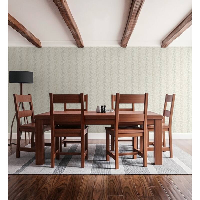 Seabrook Designs Bronte Acanthus Unpasted Wallpaper