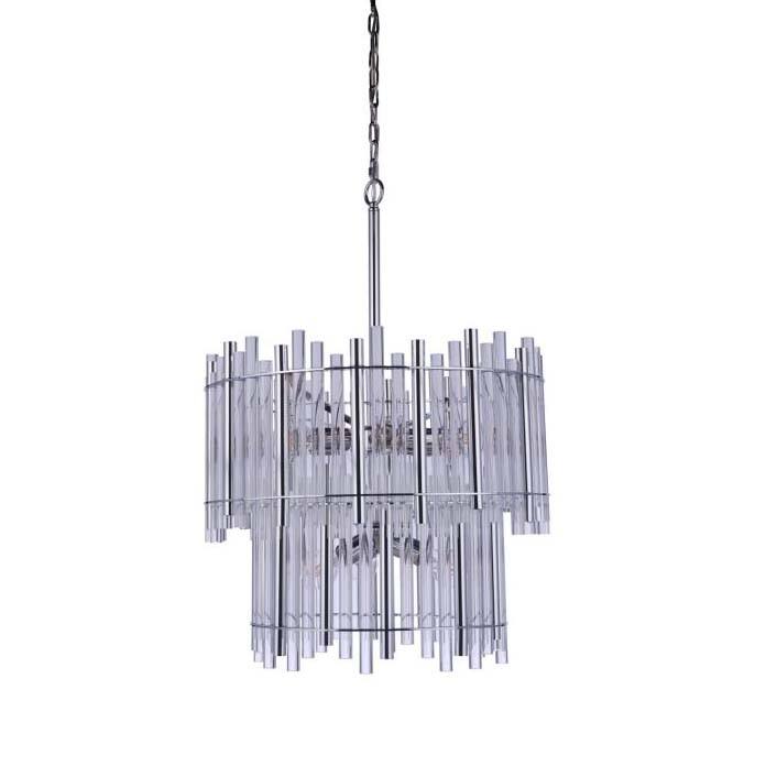 Craftmade 59229 Reveal 13 Light 23" Wide Waterfall Chandelier - Chrome
