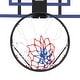 preview thumbnail 4 of 5, Roomfitters Wall-Mounted Basketball Hoop, 45x29 Inch Shatterproof Backboard, Folding Hoop with All-Weather Mesh, Black+Blue