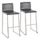 preview thumbnail 11 of 71, Silver Orchid Mara Upholstered Bar Stool - Set of 2