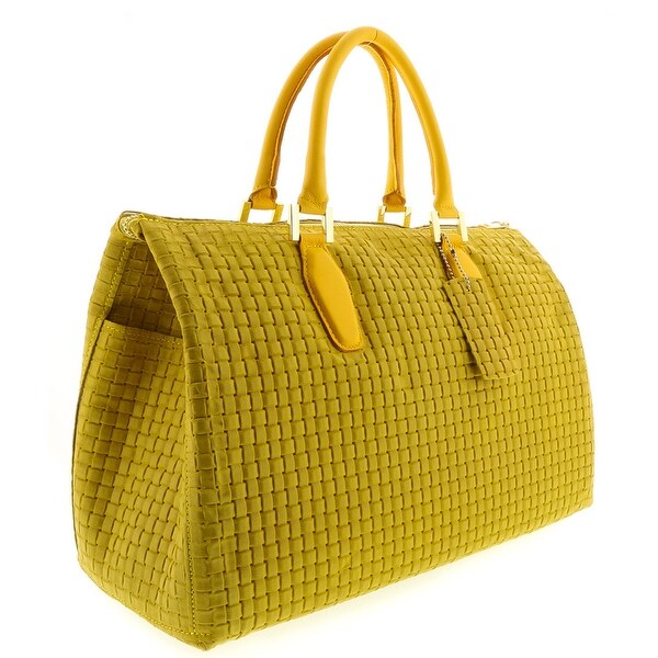 HS2021 GL TALIA Giallo Leather Satchel/Top Handle Bag