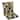 18-inch by 38-inch Three-section Outdoor Seat/Back Chair Cushion - 38" x 18"