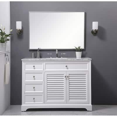 Contemporary 48" Single Bathroom Vanity Set