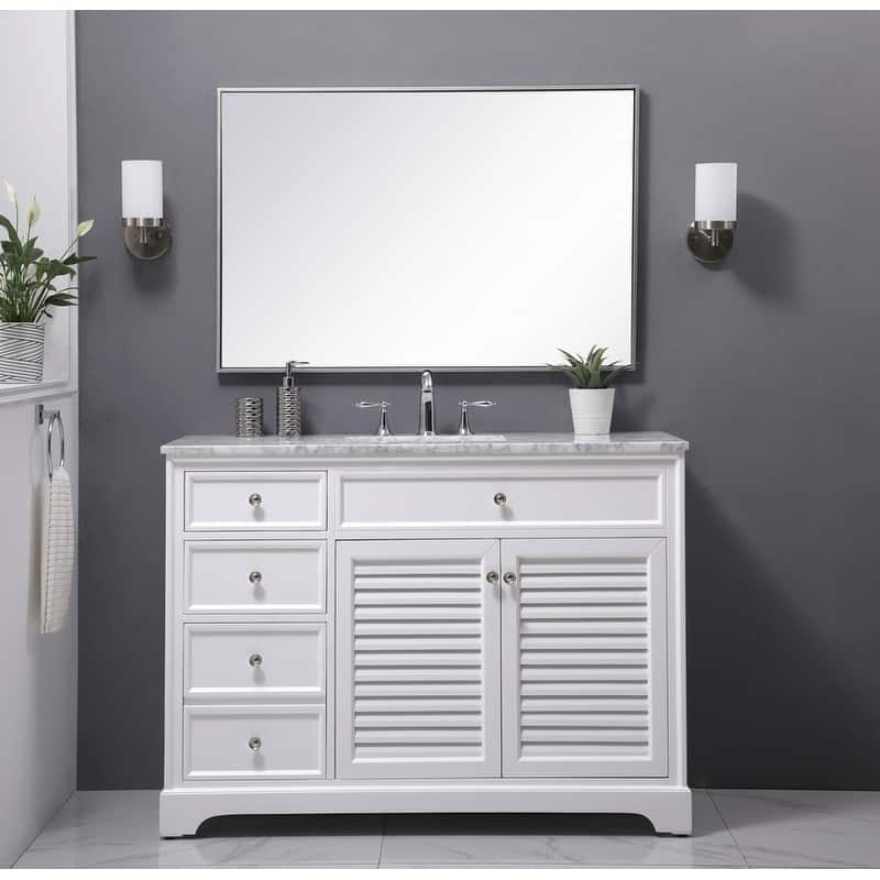 Contemporary 48" Single Bathroom Vanity Set