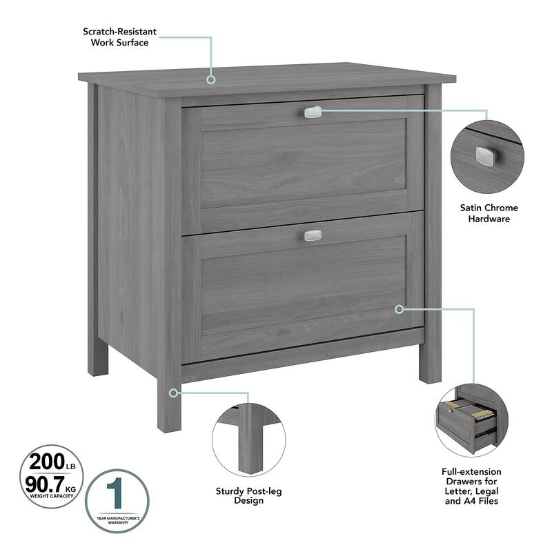 Broadview 2 Drawer Lateral File Cabinet by Bush Furniture