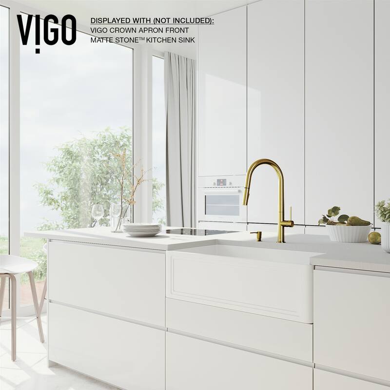 VIGO Greenwich Pull-Down Spray Kitchen Faucet