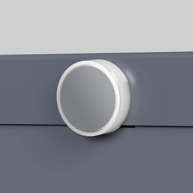 Roomfitters Large Wall Mounted Metal Garage Cabinet, Floating Tool Storage with Adjustable Shelf, Gray