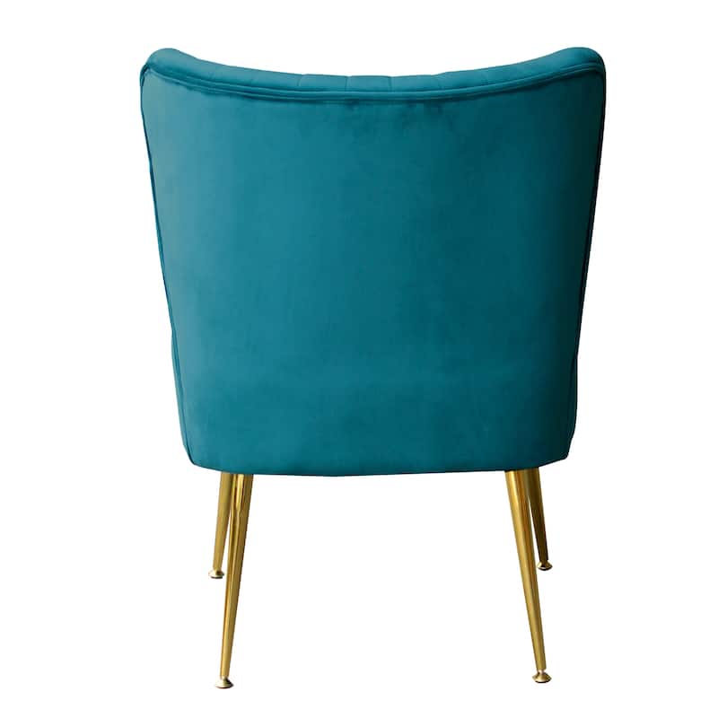 Haven Contemporary Velvet Upholstered Accent Chair