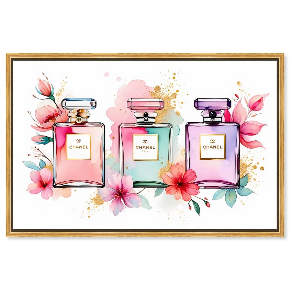 Trio of Fragrance Canvas by Art Remedy