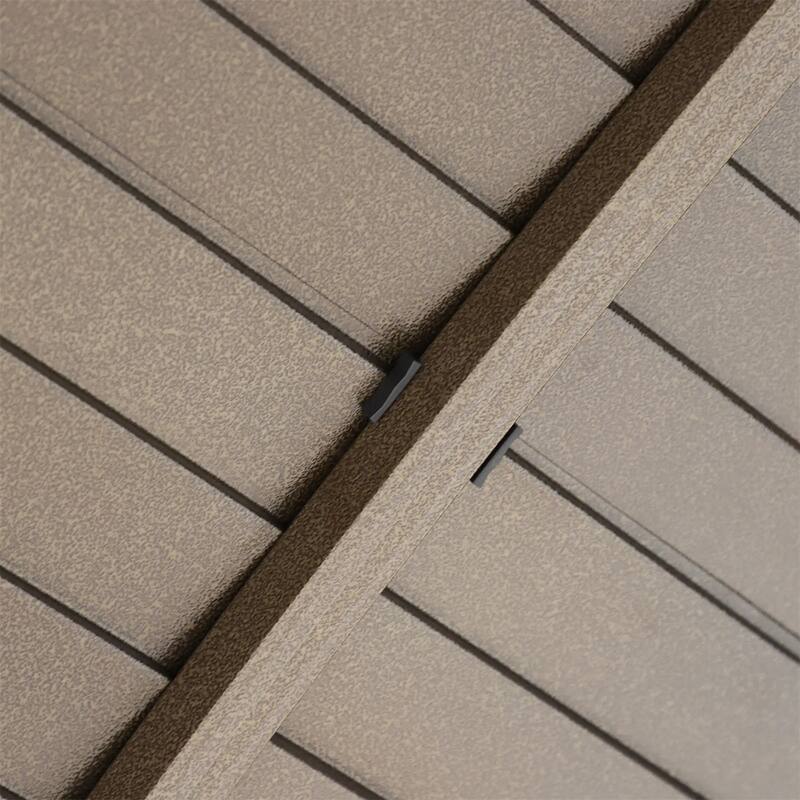 Gazebo with Curtains, Pavilion with Steel Roof Ceiling Hook