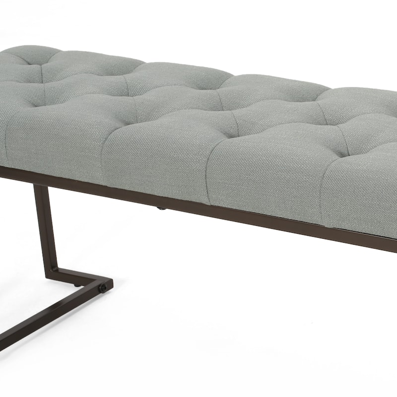 Galileo Modern Fabric Bench by Christopher Knight Home