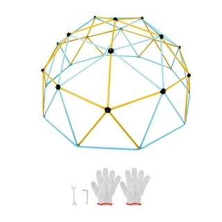 Climbing Dome,Jungle Gym Supports 750LBS and Easy Assembly, 12FT Geometric Dome Climber Play Center for Kids 3 to 10 Years Old