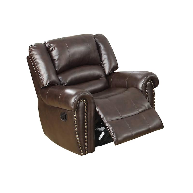 Recliner Chair With Nailhead Trim