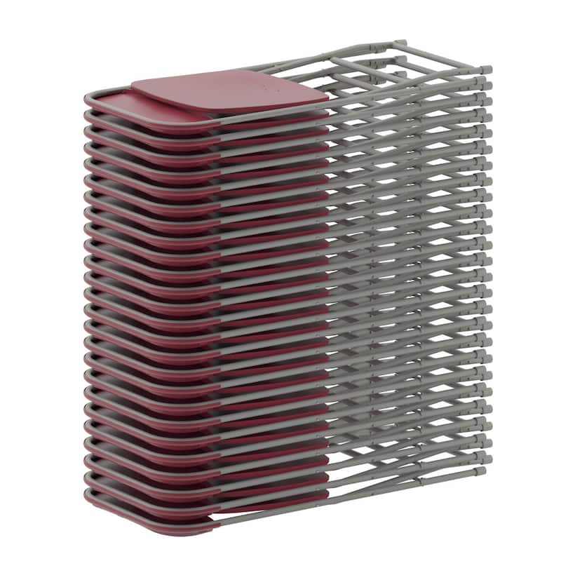Plastic Folding Chair - 10 Pack 650LB Weight Capacity - Event Chair