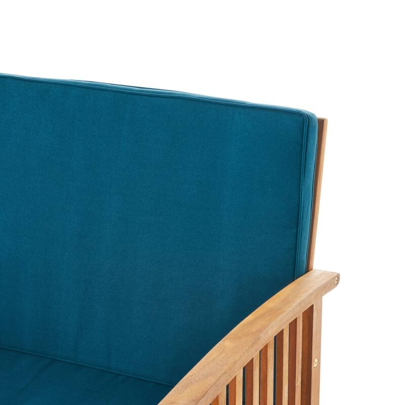 4PCS Outdoor Acacia Wood Sofa Set